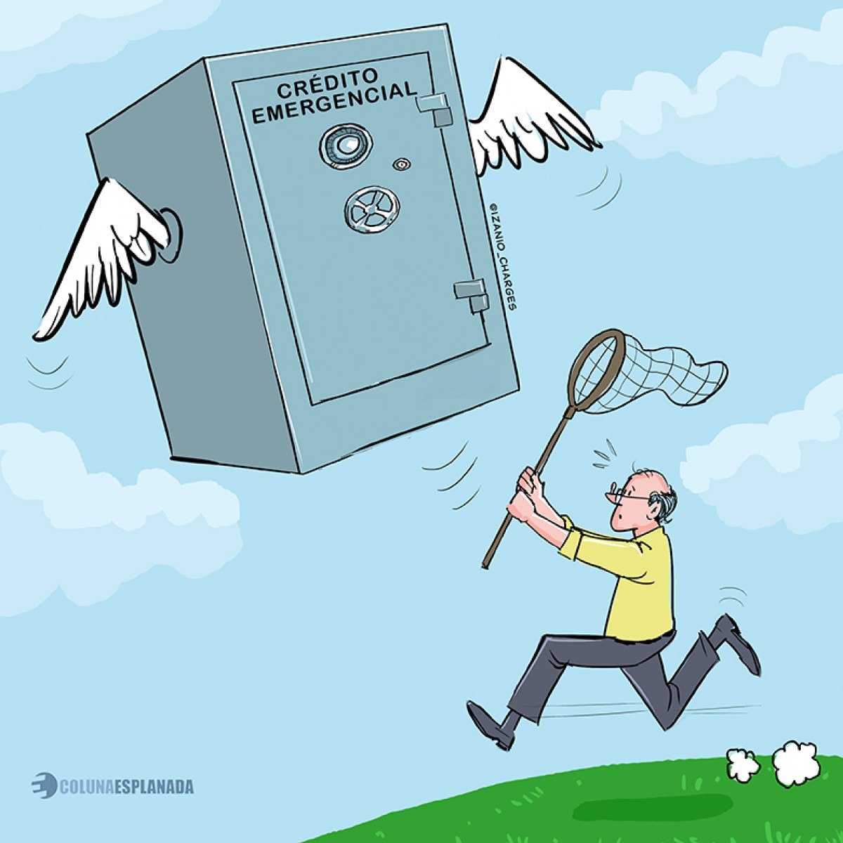 Charge por @izanio_charges - (crédito: @izanio_charges) Charge por @izanio_charges - (crédito: @izanio_charges)