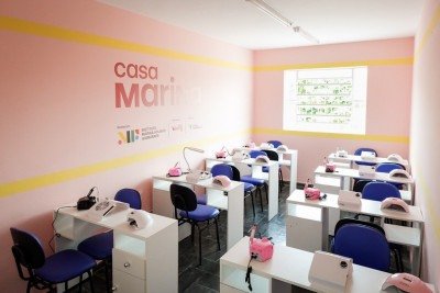 Sala de aula da Casa Marina -  (crédito: Ruan Pablo/Divulgação)