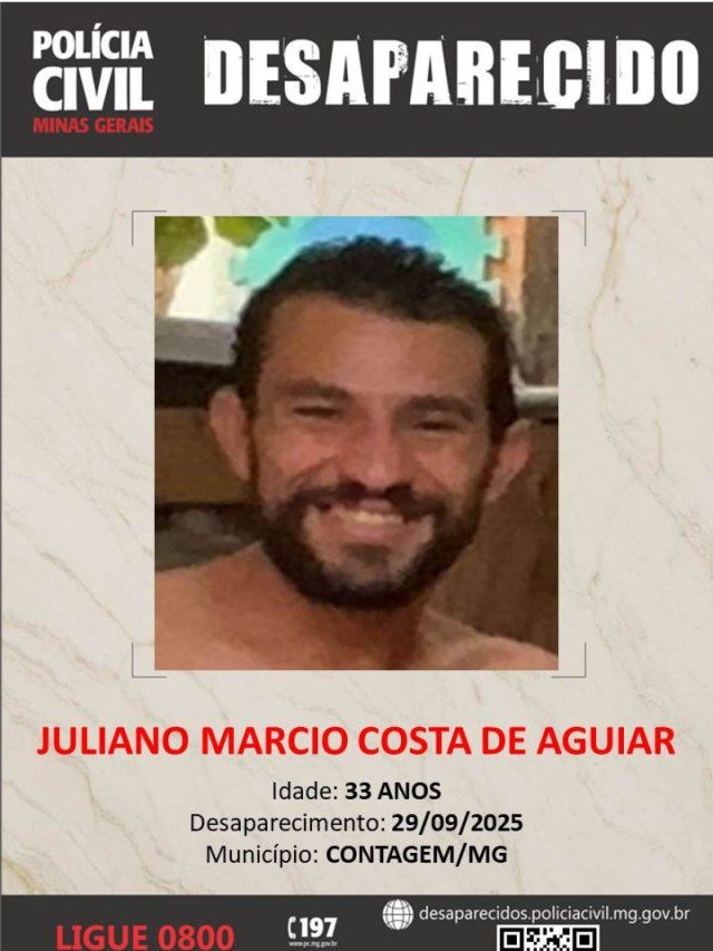 Cartaz de desaparecido