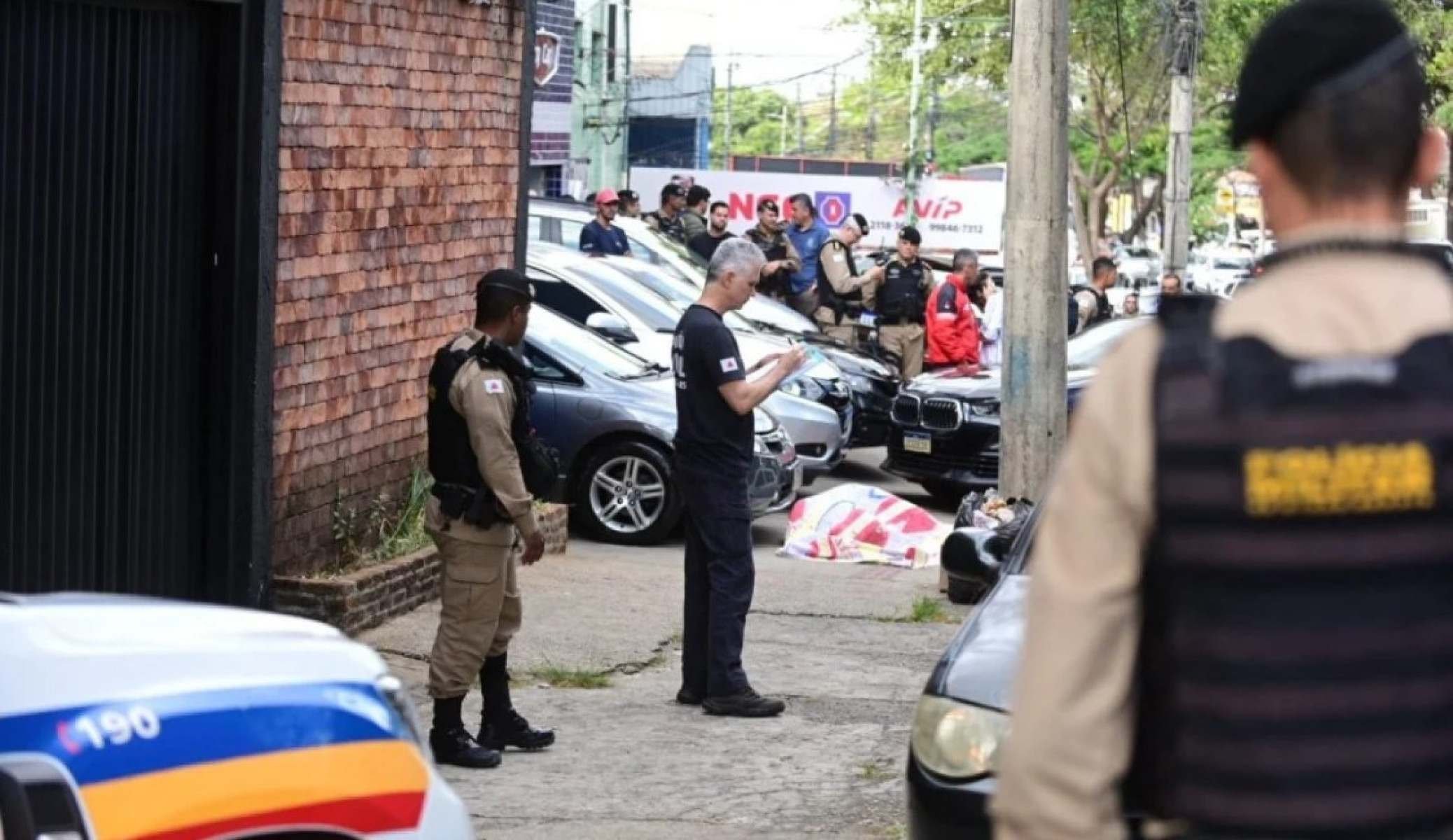 Vinícius de Castro Lima, de 37 anos, foi executado em concessionária no Bairro Tirol, Região do Barreiro. Cabo da PM levou nove tiros