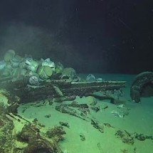 Arqueólogos se surpreendem ao encontrar navio mercante do século 16 no Mar Mediterrâneo - Divulgação/Marinha Nacional da França