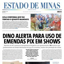 Confira a capa do Estado de Minas do dia 24/10/2025