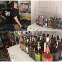 Cerca de 500 litros de bebidas destiladas são apreendidas no Sul de Minas - Divulgação/PCMG