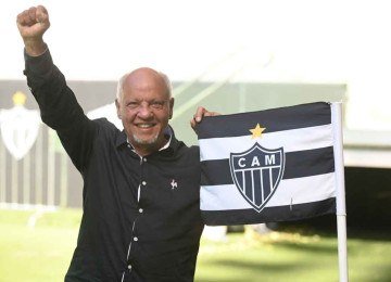 A carreira e a própria vida de Reinaldo estão intimamente ligadas ao Atlético, do qual é o maior artilheiro, com 255 gols -  (crédito: Leandro Couri/EM/D.A Press – 12/7/2024)