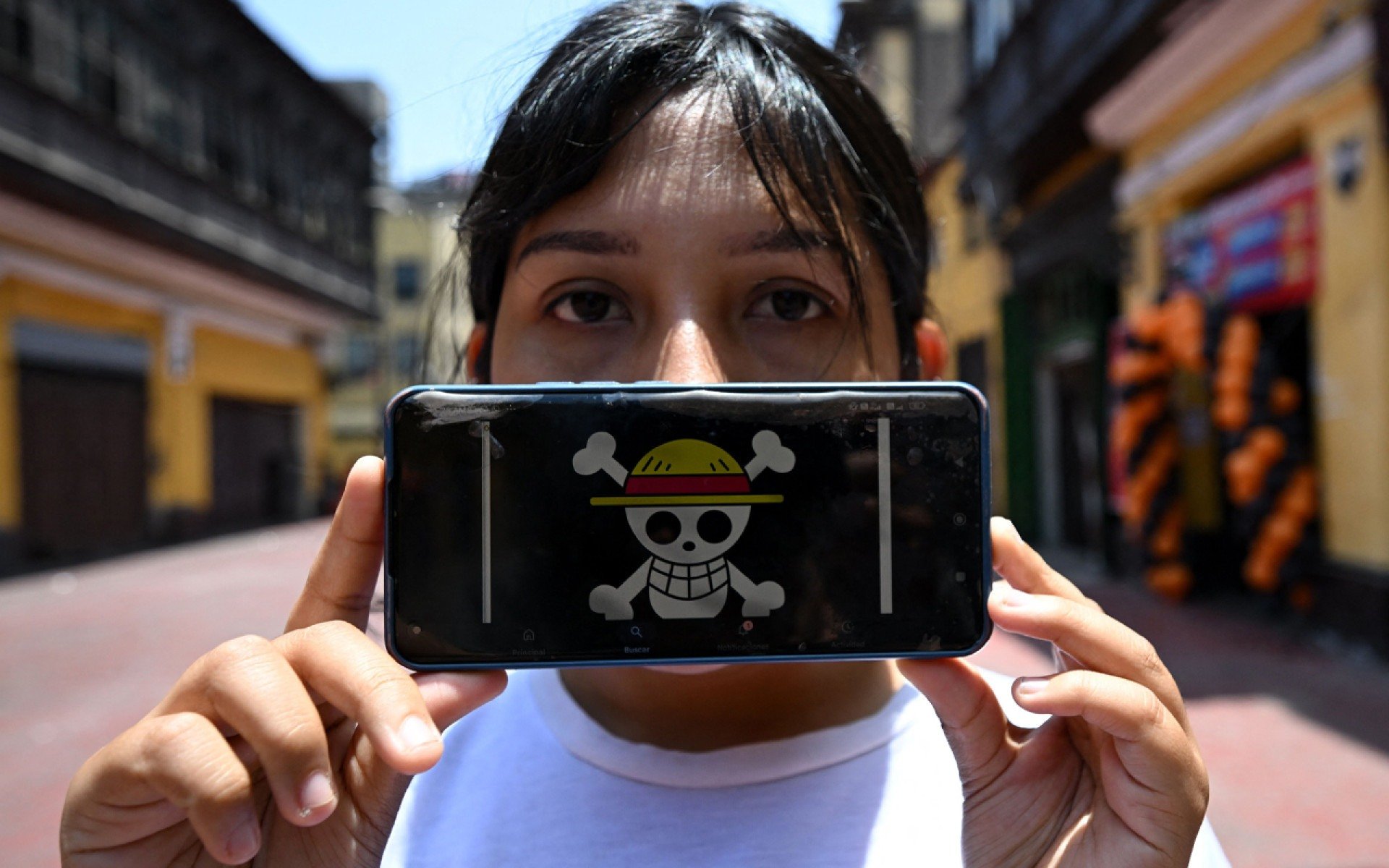 A peruana Rosalinda, de 26 anos, formada em direito e integrante do movimento da Geração Z-Raul Arboleda/AFP