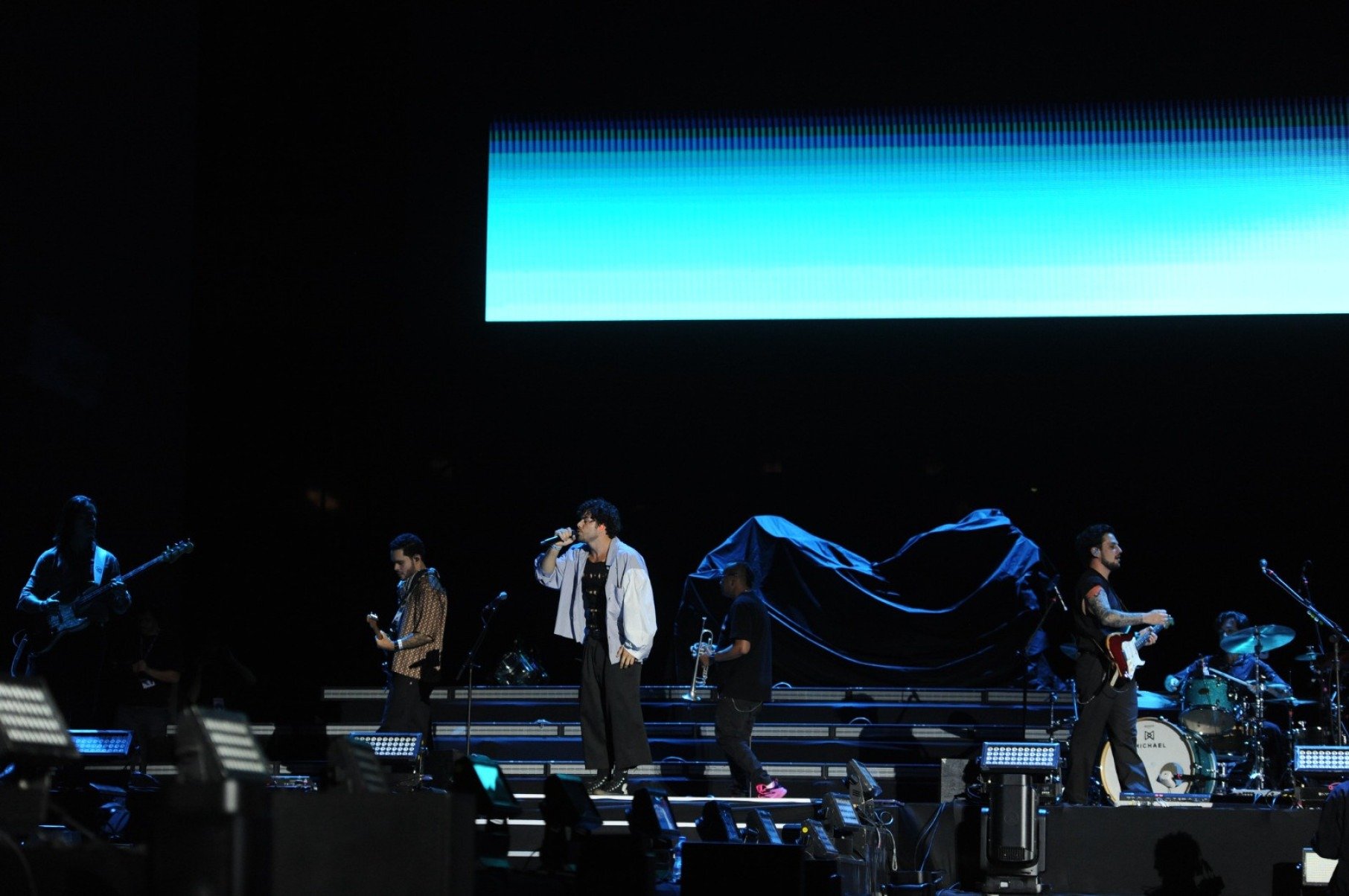 Banda Lagum abre show de Imagine Dragons em BH-Alexandre Guzanshe/EM/D.A Press