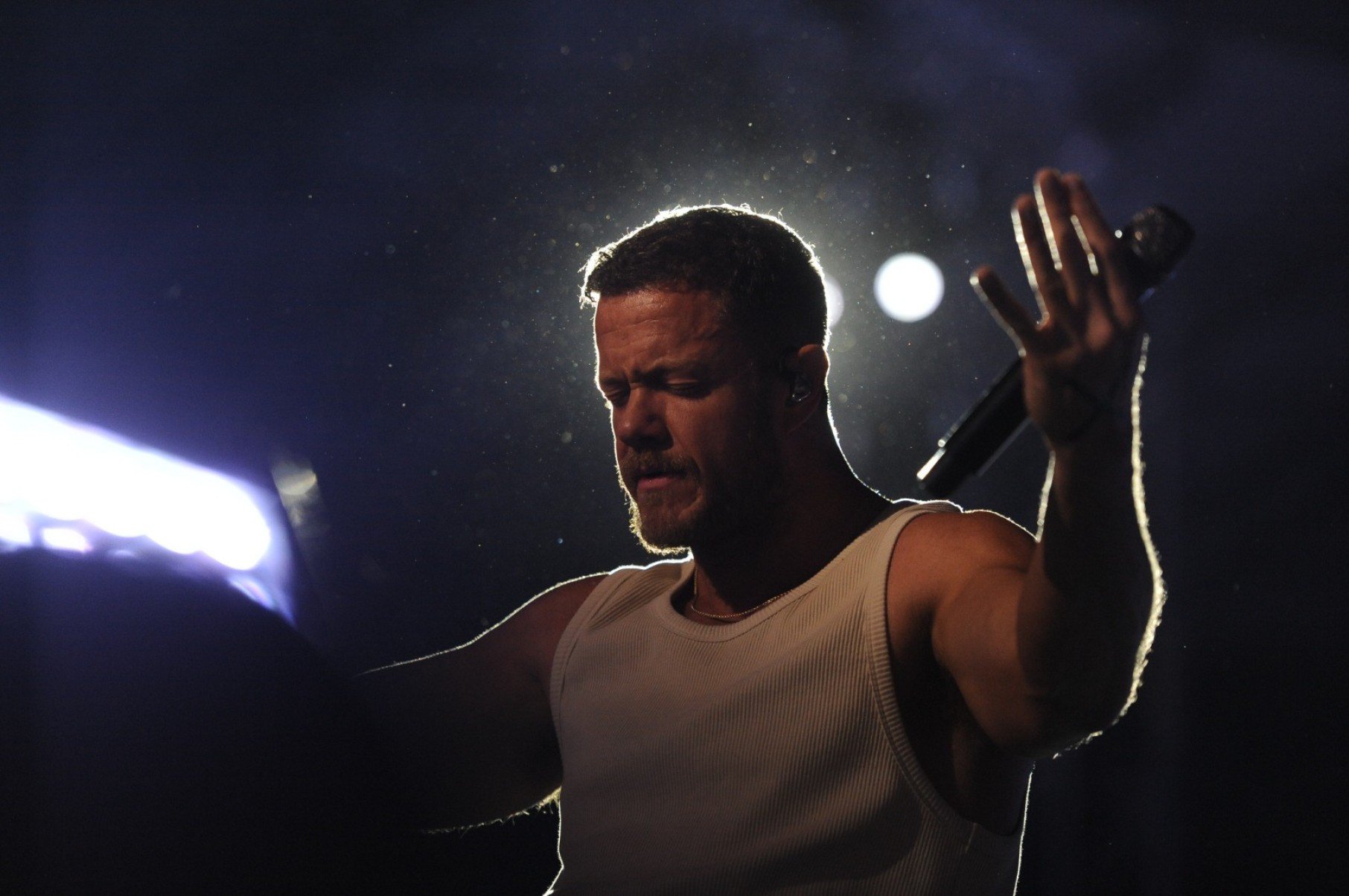 Imagine Dragons se apresenta com estádio lotado-Alexandre Guzanshe/E,/D.A/Press