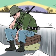 Mercenários brasileiros na guerra da Ucrânia pedem socorro - @izanio_charges