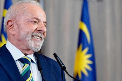 ‘Deixa eu chegar’, diz Lula sobre indicação ao STF -  (crédito:  RICARDO STUCKERT/PR)