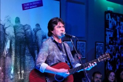 Lô Borges faz show no museu Clube da Esquina no Santa Tereza -  (crédito: Ramon Lisboa/EM/D.A Press)