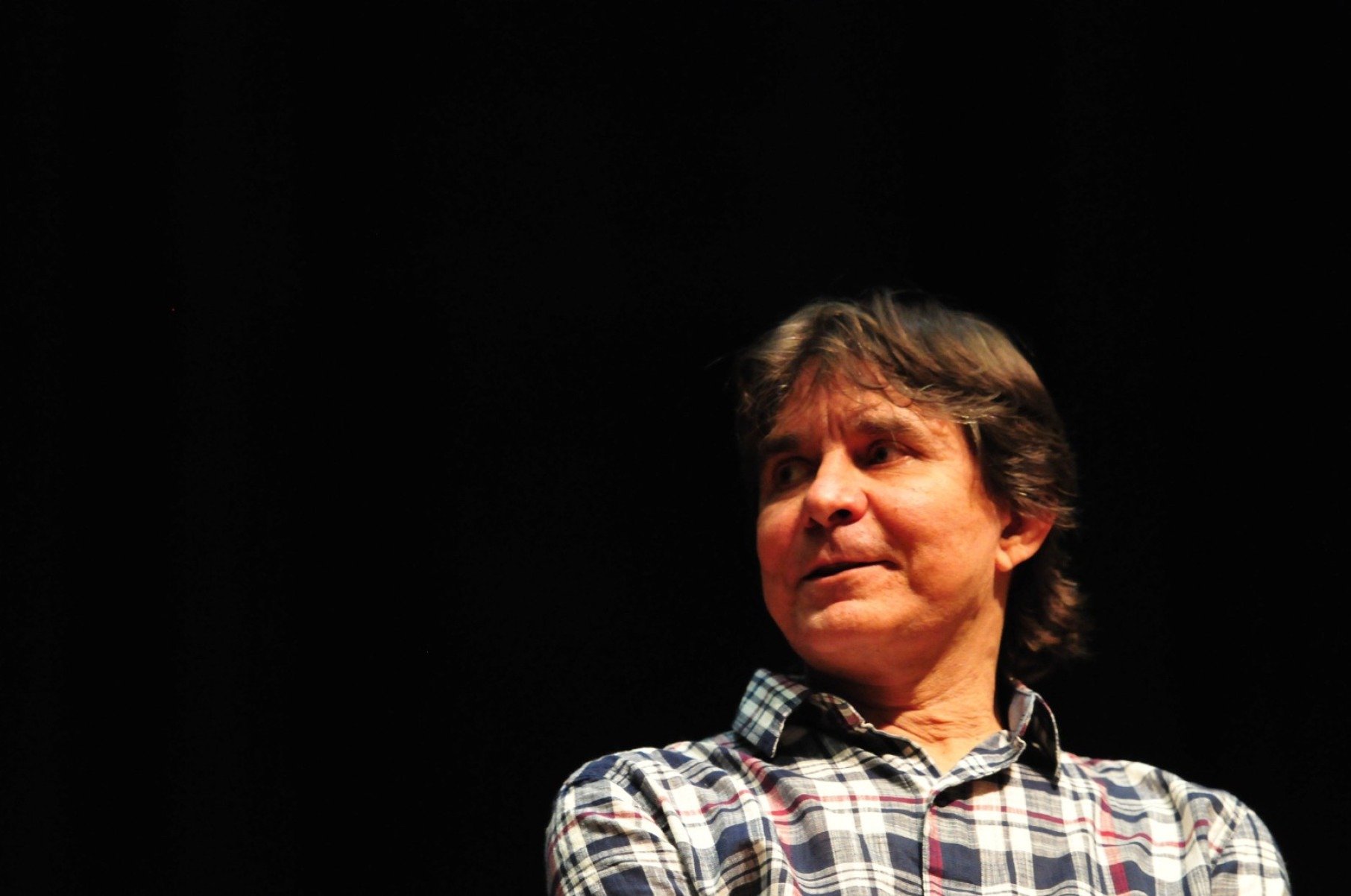 Lô Borges conversa com a imprensa antes da gravação do DVD junto com o cantor Samuel Rosa-Alexandre Guzanshe/EM/D.A Press