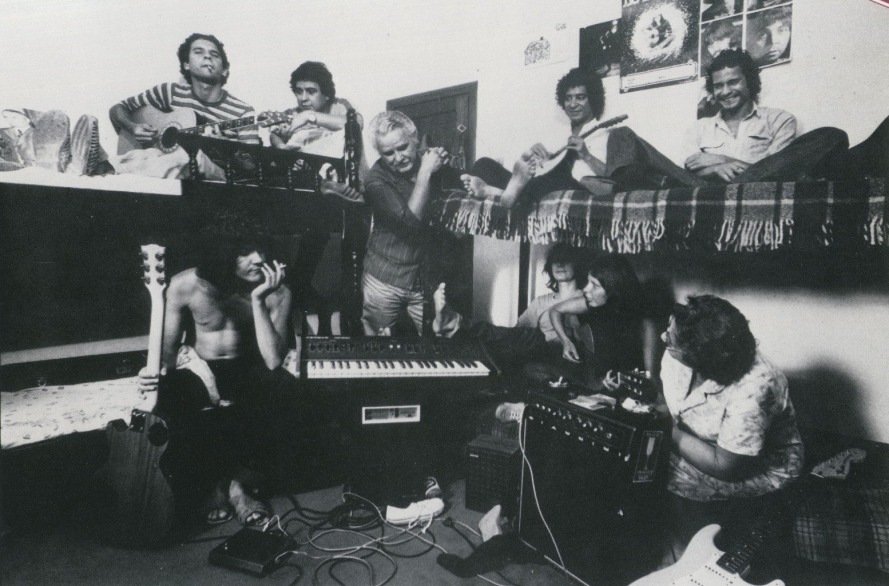 Lô Borges e seus familiares-Reproducao