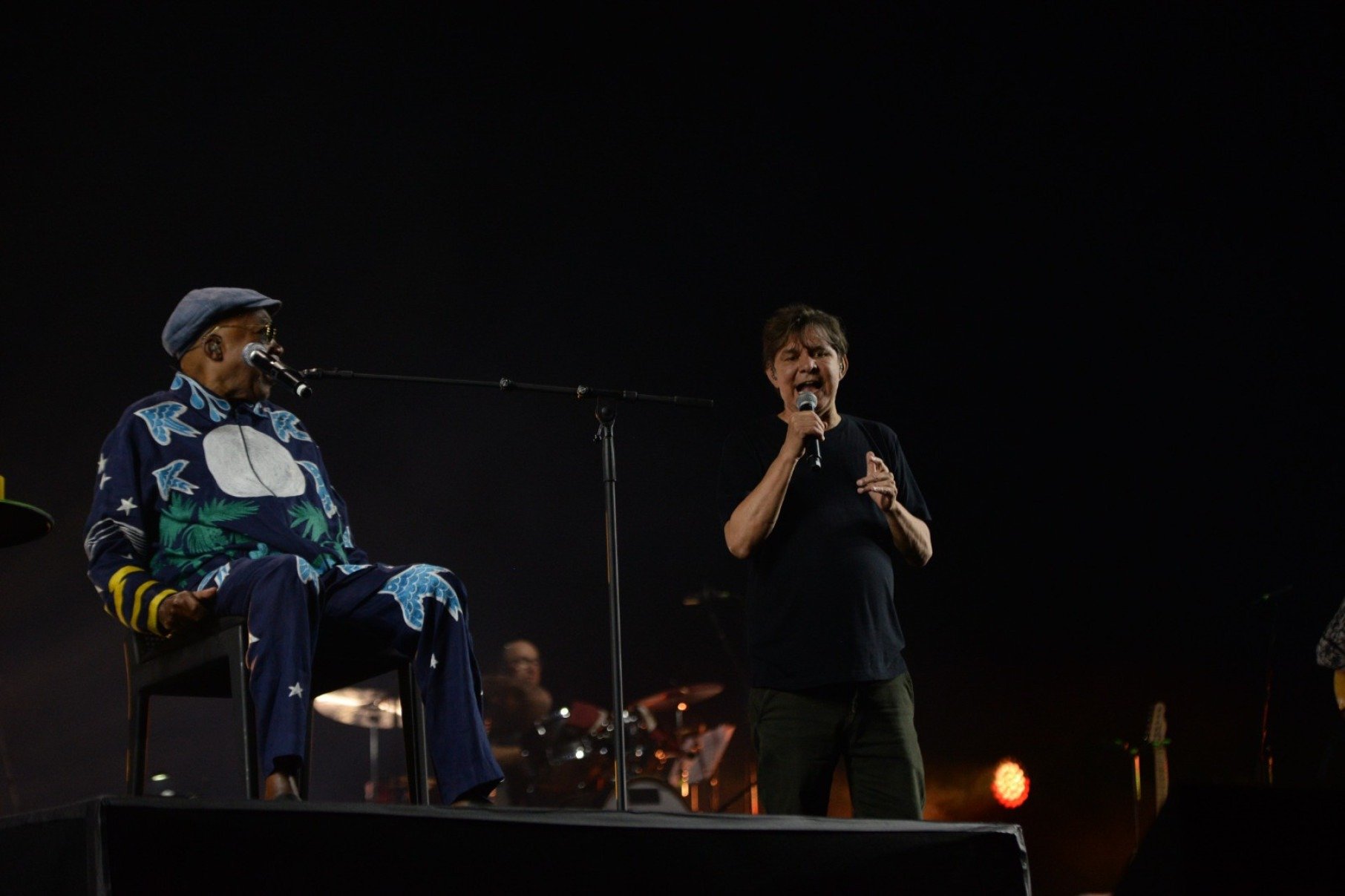 Lô Borges participa de último show de Milton Nascimento no Mineirão-Túlio Santos/EM/D.A Press