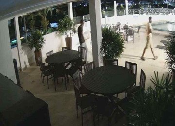 Segunda invasão em três dias foi flagrada por câmeras de segurança -  (crédito: Imagem cedida ao Jornal Estado de Minas)