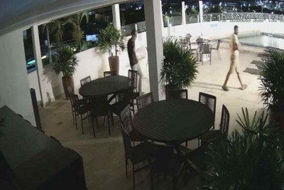 Segunda invasão em três dias foi flagrada por câmeras de segurança -  (crédito: Imagem cedida ao Jornal Estado de Minas)