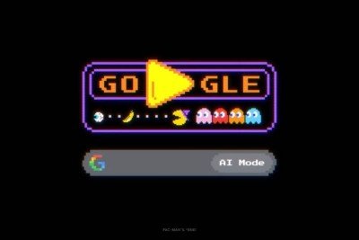 Edição de Halloween de Pac-Man está disponível até o dia 31 -  (crédito: Google)