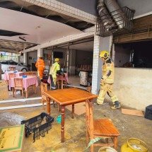 Homem tem 60% do corpo queimado em explosão de botijão em BH - Jair Amaral/EM/D.A.Press