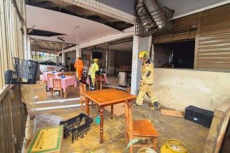 Homem tem 60% do corpo queimado em explosão de botijão em BH