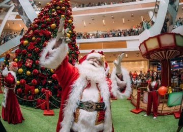 Papai Noel chega aos shoppings de BH a partir deste sábado (01/11) -  (crédito: Divulgação/Boulevard Shopping)