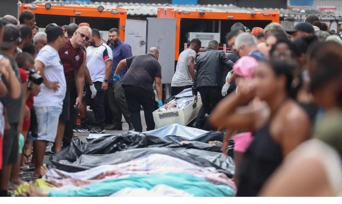 Operação policial no Rio de Janeiro -  (crédito: Tomaz Silva/Agência Brasil)