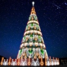 Árvore de Natal da Lagoa retorna, e Botafogo estreia a sua versão flutuante - Divulgação