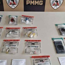 MG: traficantes são presos após motorista de app desconfiar de encomenda - Reprodução/PMMG