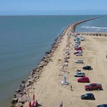 Réveillon na maior praia do mundo deve atrair 200 mil pessoas no RS - Reprodução de vídeo Youtube Luis Silva 