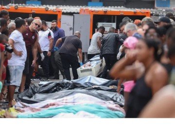 Operação policial no Rio de Janeiro -  (crédito: Tomaz Silva/Agência Brasil)