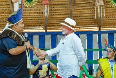 A visita de Lula faz parte de uma série de agendas prévias à 30ª Conferência das Nações Unidas sobre Mudança do Clima (COP30) -  (crédito: Ricardo Stuckert/PR)