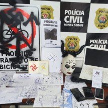 Grupo de jovens neonazistas é alvo da polícia no Sul de Minas - Divulgação/Polícia Civil
