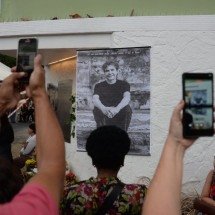 Fãs de Lô Borges prestam última homenagem em Santa Tereza - T&uacute;lio Santos/EM/D.A.Press