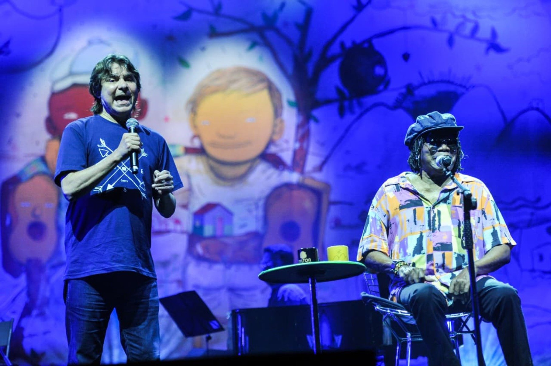 Milton Nascimento e Lô Borges -Leandro Couri/EM/D.A Press