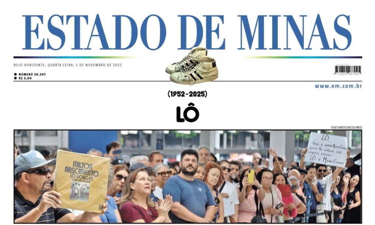Estado de Minas -  (crédito: Capa do Estado de Minas)