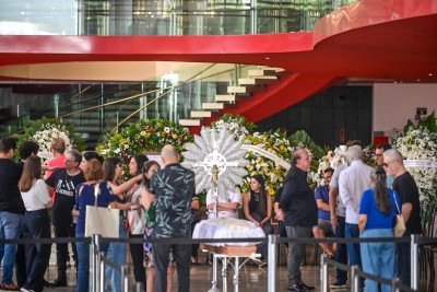 As portas do Palácio das Artes foram abertas para o público em geral às 9h20 -  (crédito: Leandro Couri/EM/D.A Press)