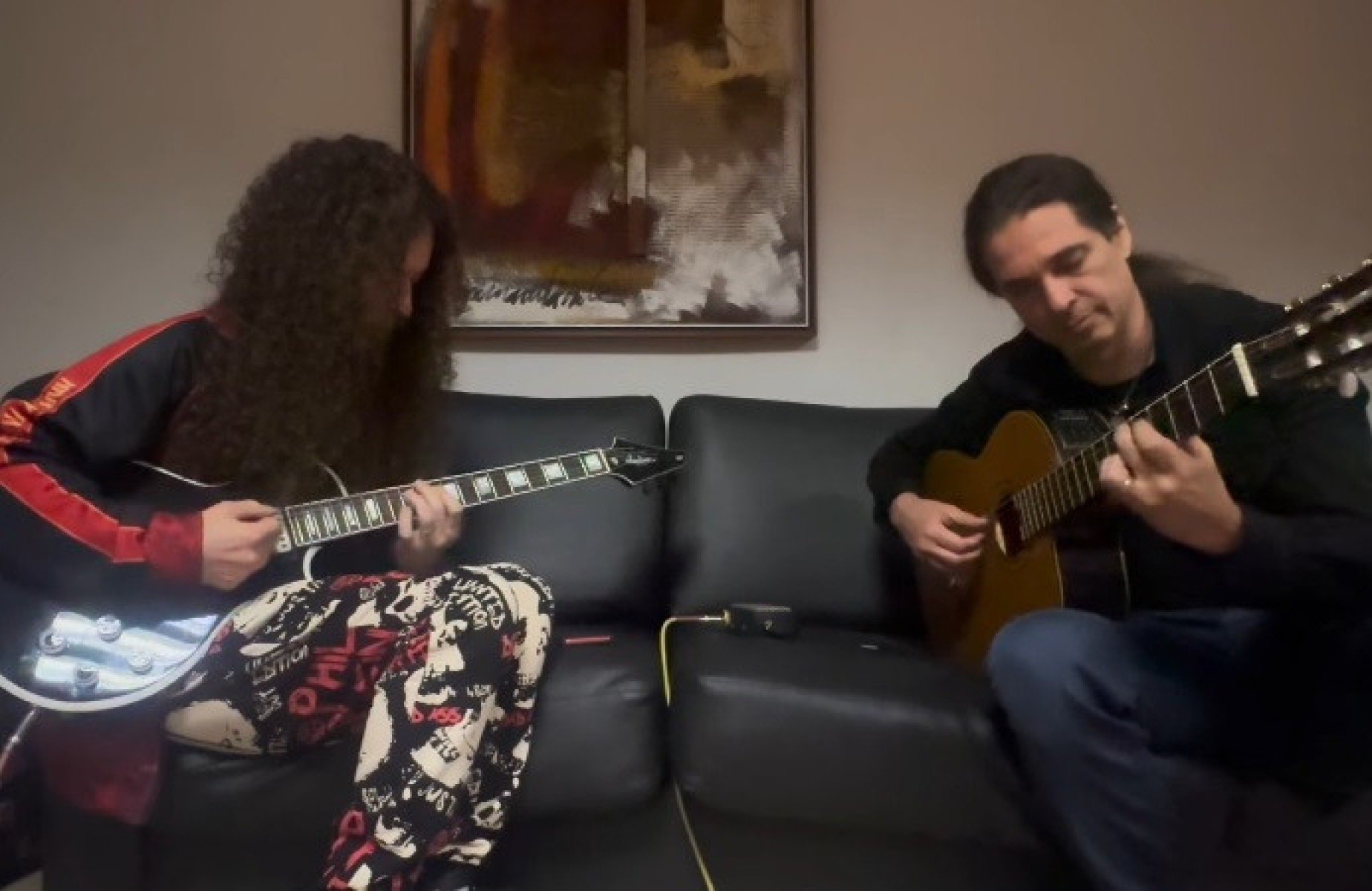 Lô Borges: ex-guitarristas do Megadeth tocam versão de 'O trem azul'