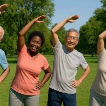 Envelhecer bem é habitar o tempo com saúde, vínculos, sono e propósito - imagem gerada por ChatGPT/acervo Estado de Miinas