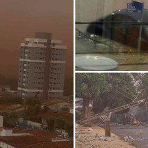 Vídeos: 'temporal de poeira' assusta moradores do Triângulo Mineiro