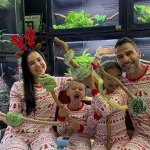 Família americana tem 130 cobras e crianças até dormem com elas - Arquivo Pessoal