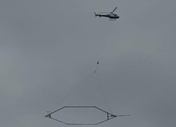 A Vale, responsável pelo aeronave, informou que o equipamento foi utilizado para mapear características geológicas exclusivamente das áreas da empresa -  (crédito: Reprodução)