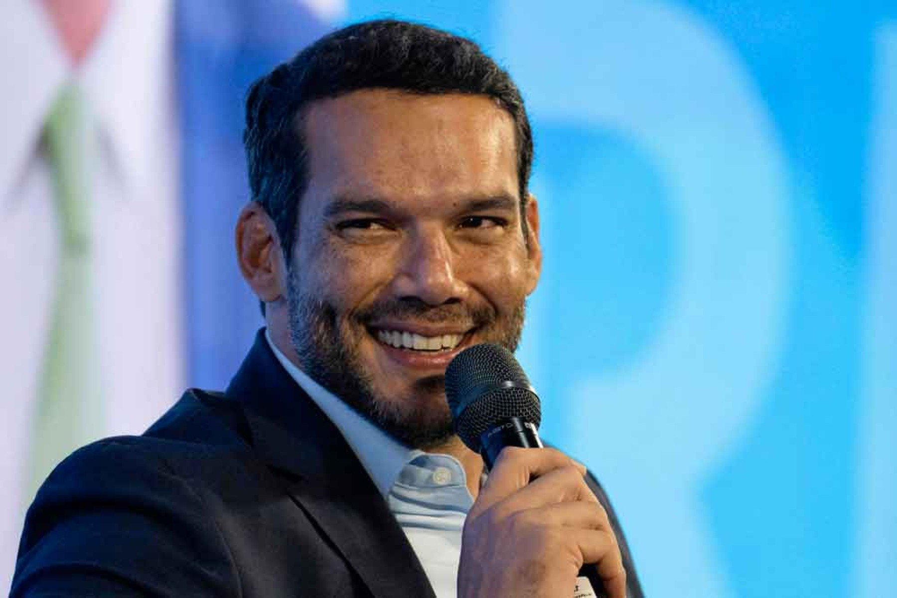 Samir Xaud preside a Confederação Brasileira de Futebol (CBF) -  (crédito: Pablo PORCIUNCULA / AFP)