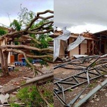 Enem: cidade atingida por tornado no Paraná tem provas suspensas - Handout / Parana State Government / AFP