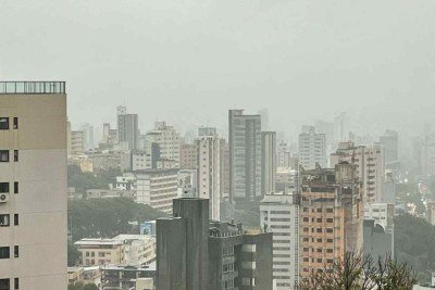 previs&atilde;o de chuva forte causou cancelamento do evento -  (crédito: Mateus Parreiras/EM/D.A.Press)