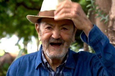 O jornalista José Hamilton Ribeiro vive em Uberaba -  (crédito: Reprodução/TvGlobo)
