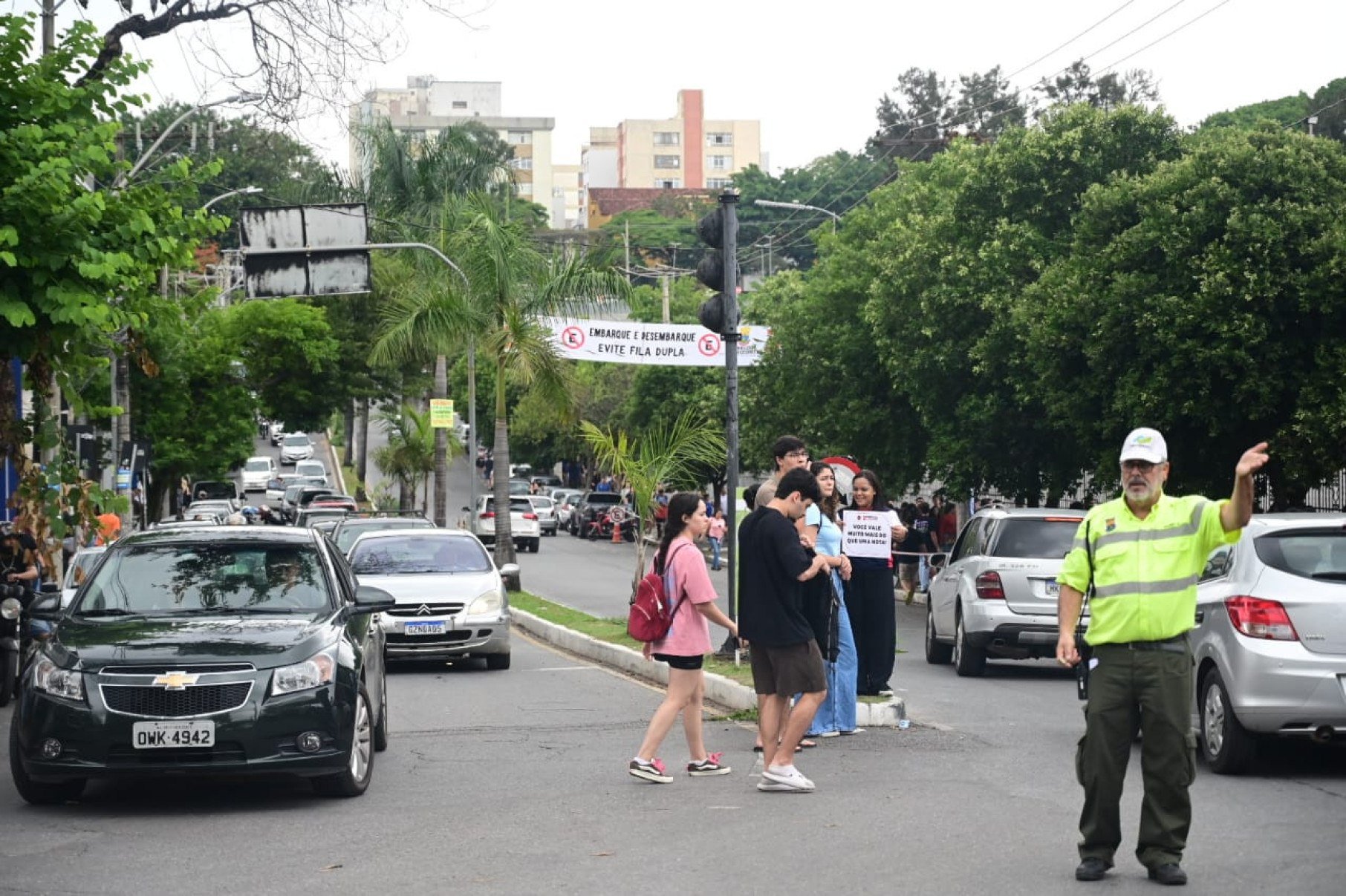 Trânsito congestionado no bairro Coração Eucarístico-Leandro Couri/EM/D.A. Press