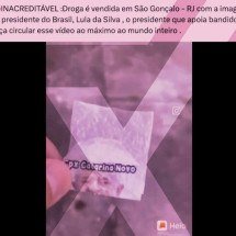 Foto de Lula em pacote de droga é antiga e segue tática comum do tráfico