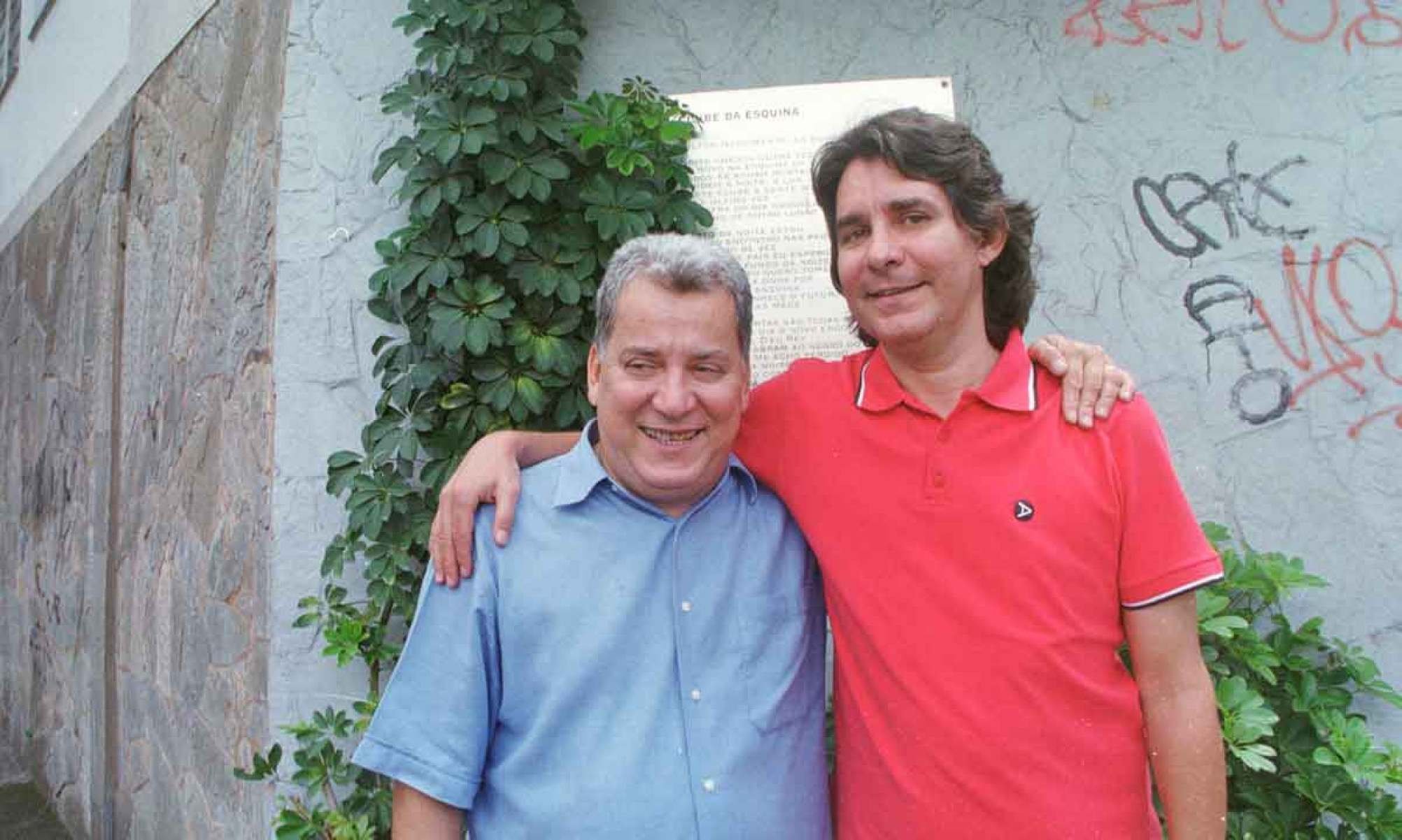 Os irm&atilde;os M&aacute;rcio e L&ocirc; Borges 