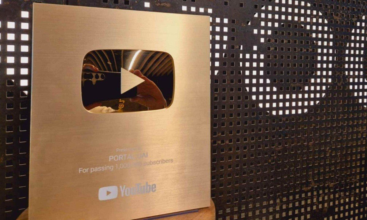 Google homenageia o Portal Uai pela marca de 1 milhão de seguidores no YouTube -  (crédito: Jair Amaral/EM.DA.Press)