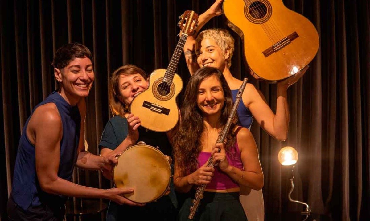 Quarteto Raissa Anastásia e Regional vai se apresentar no projeto CCBB Educativo
 -  (crédito: DIVULGAÇÃO)