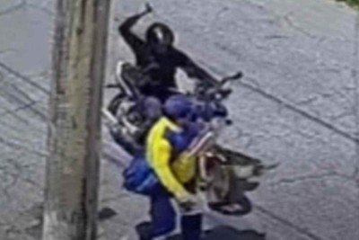 Vítima trabalhava no bairro Itaipu, no Barreiro, quando foi agredido com um golpe de faca -  (crédito: Reprodução/Redes sociais)