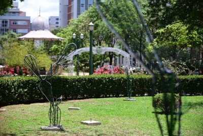 Projeto de iluminação cênica na Praça da Liberdade e no Palácio da Liberdade foi anunciado durante o lançamento do Natal da Mineiridade 2025, nesta terça-feira (11/11) -  (crédito: Leandro Couri/EM/DA Press)